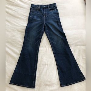 High waist flare jeans